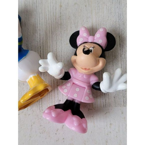 Minnie Mouse Pluto dog Donald Duck set toy figure - Picture 4 of 6